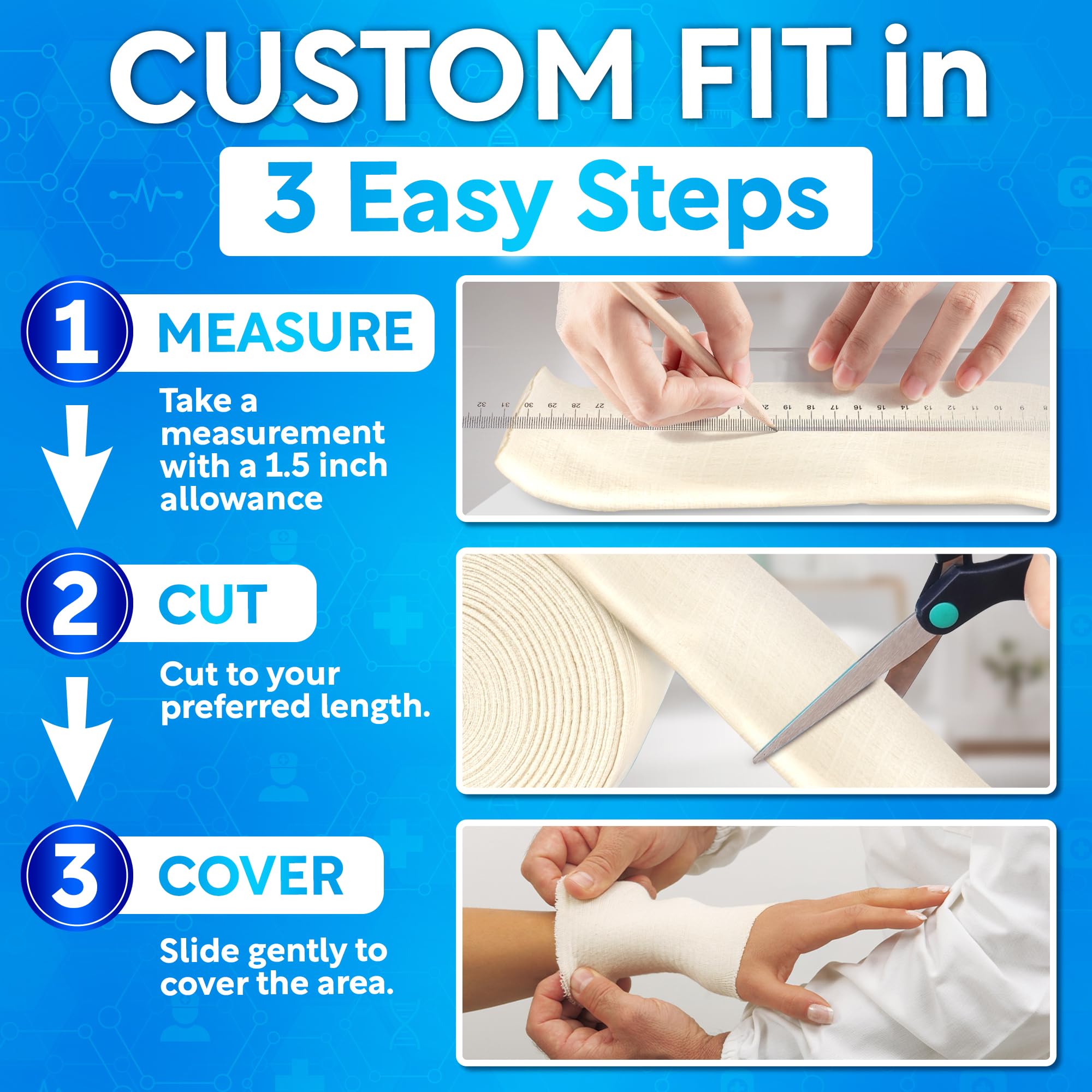 Not sterile secondary layer for dressings
