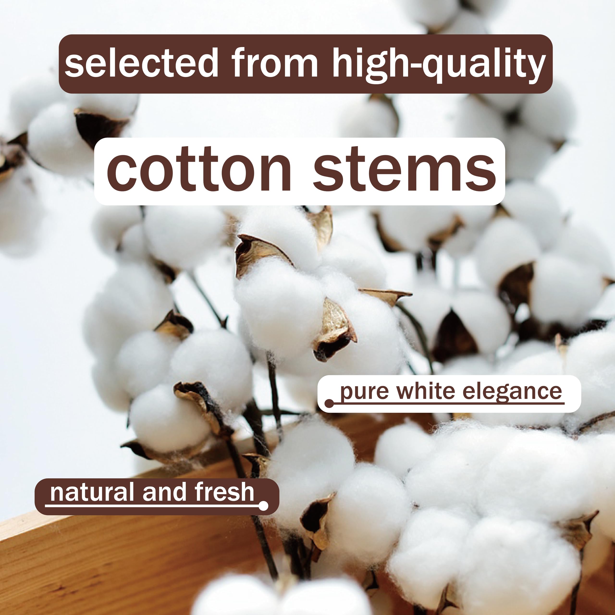 gift ready farmhouse cotton stems for Christmas Halloween