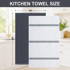 Cotton towels 16x26 inches soft terry weave