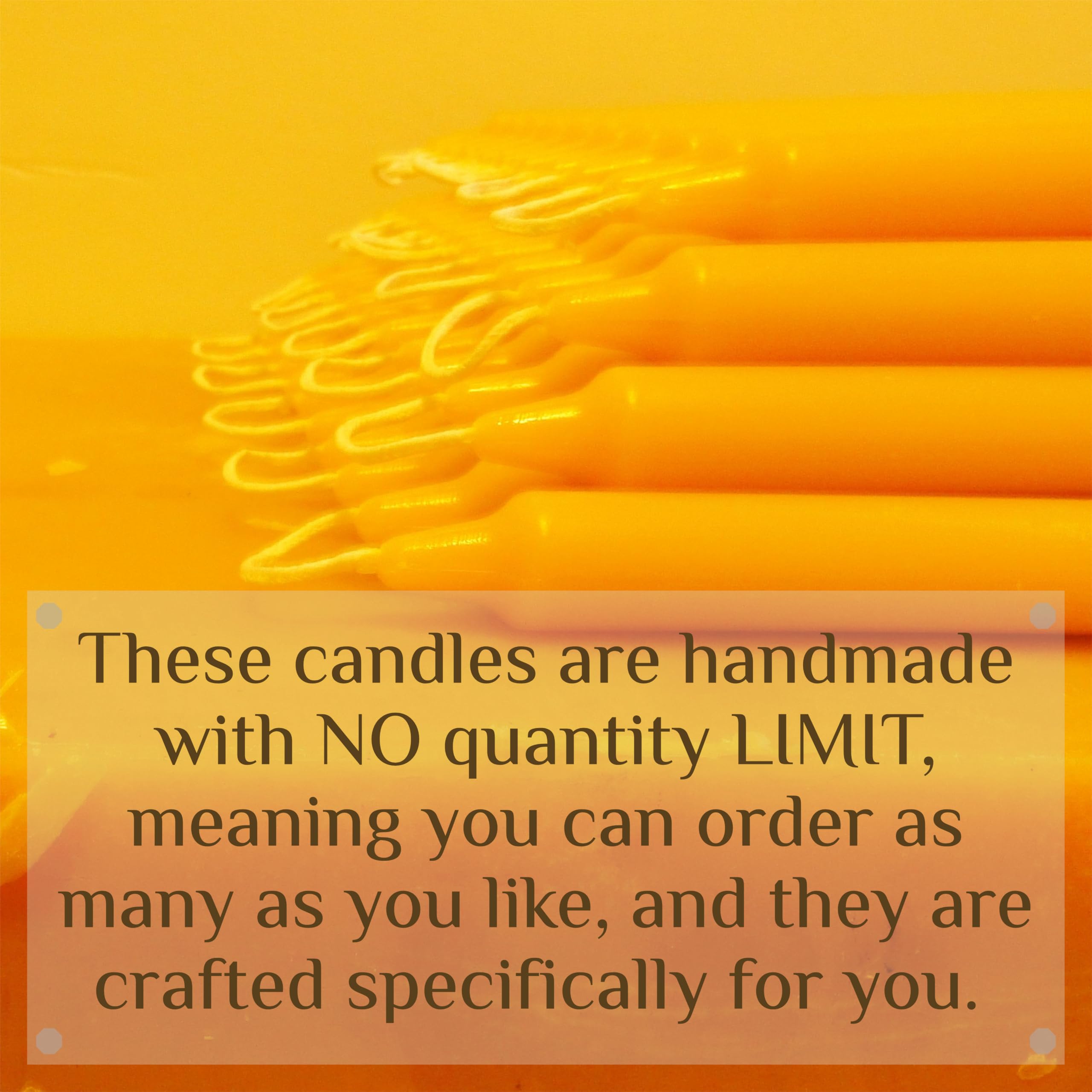 cotton wick beeswax taper candle made in USA