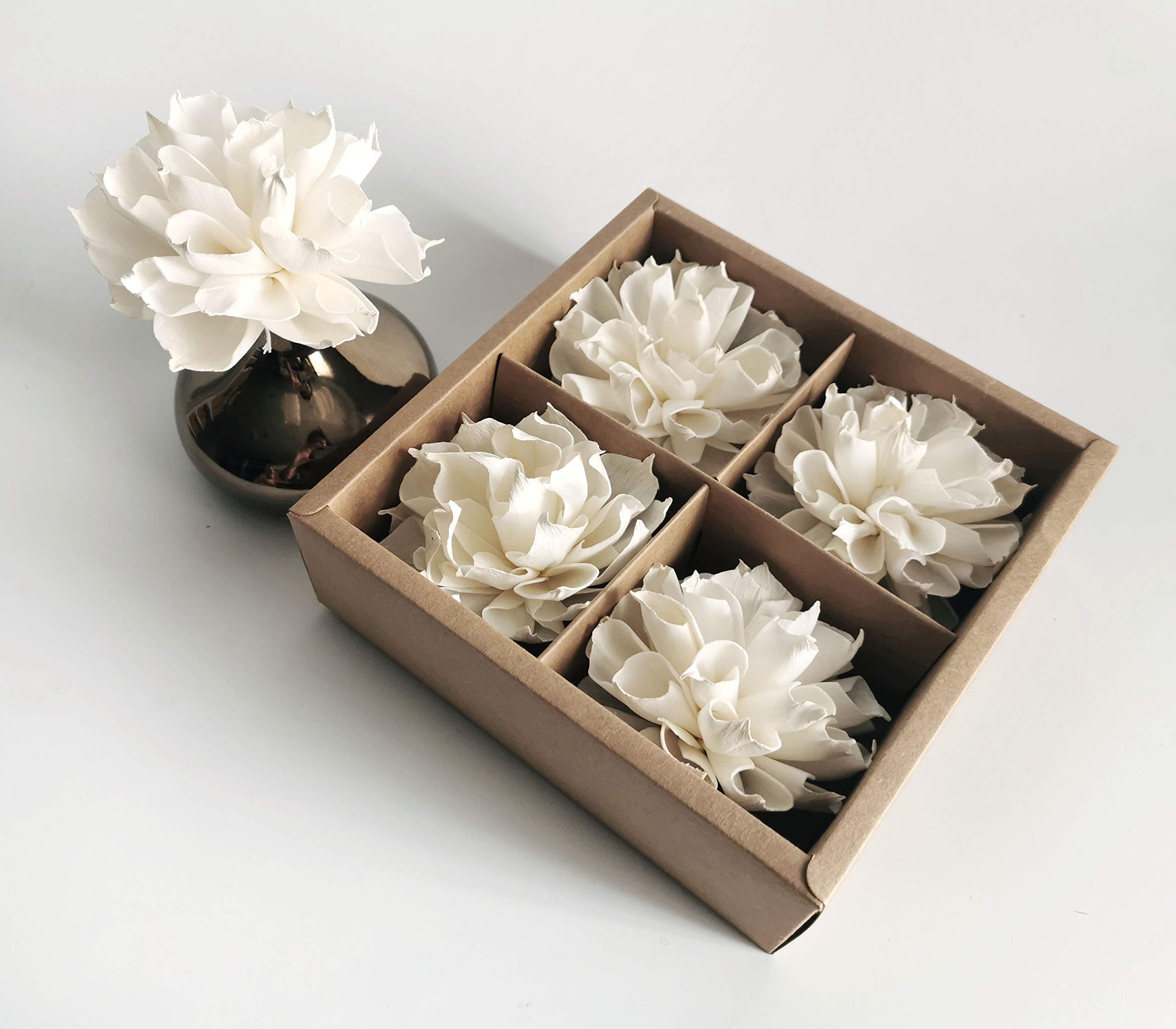 Sesbania wood Sola flower natural material close up