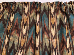 100 percent cotton valance with standard rod pocket