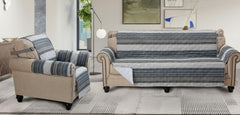 Couch loveseat slip cover with silicone paw backing