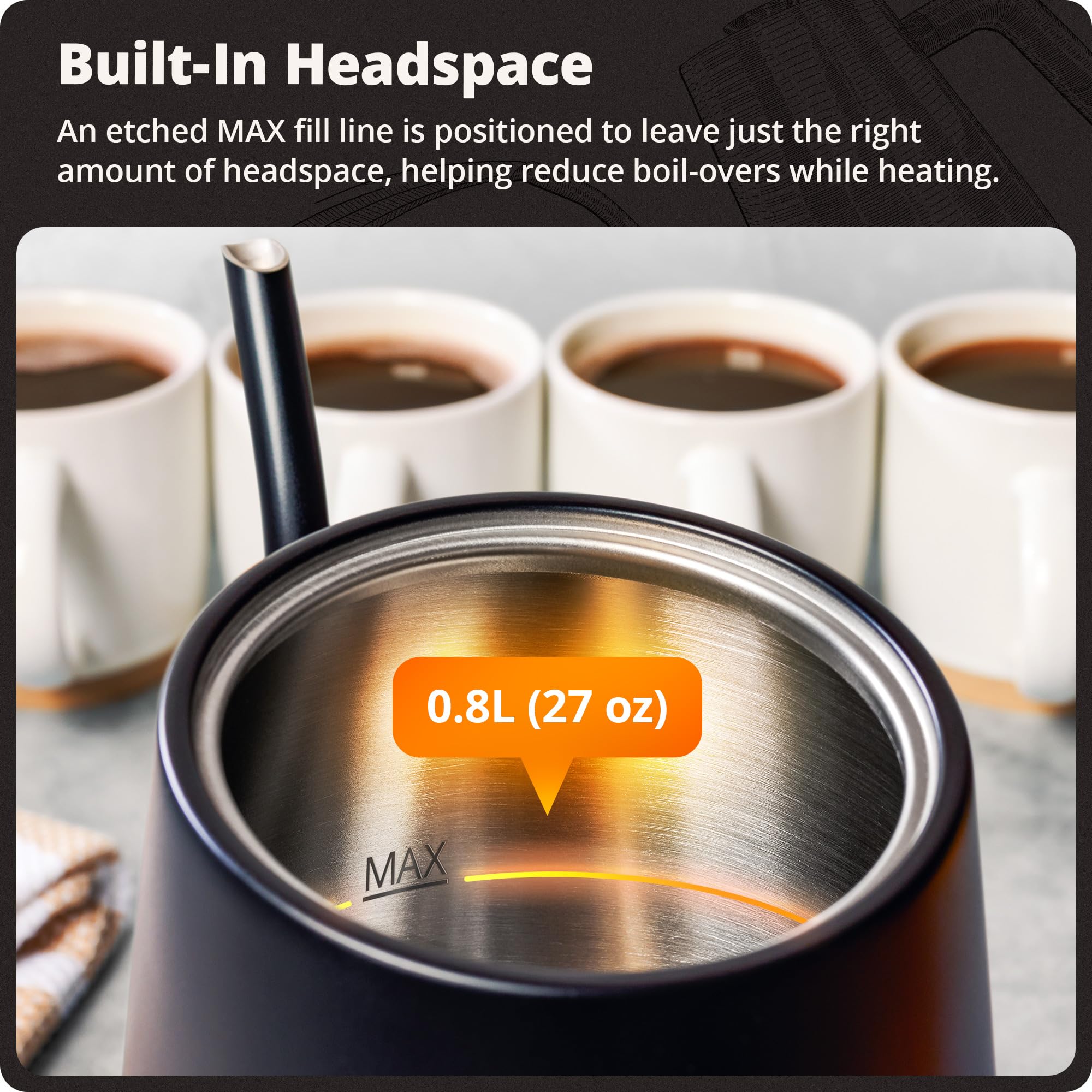 Built-in timer and audible ready tone feature