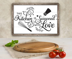 Country Home Eat Sign farmhouse kitchen decor metal sign