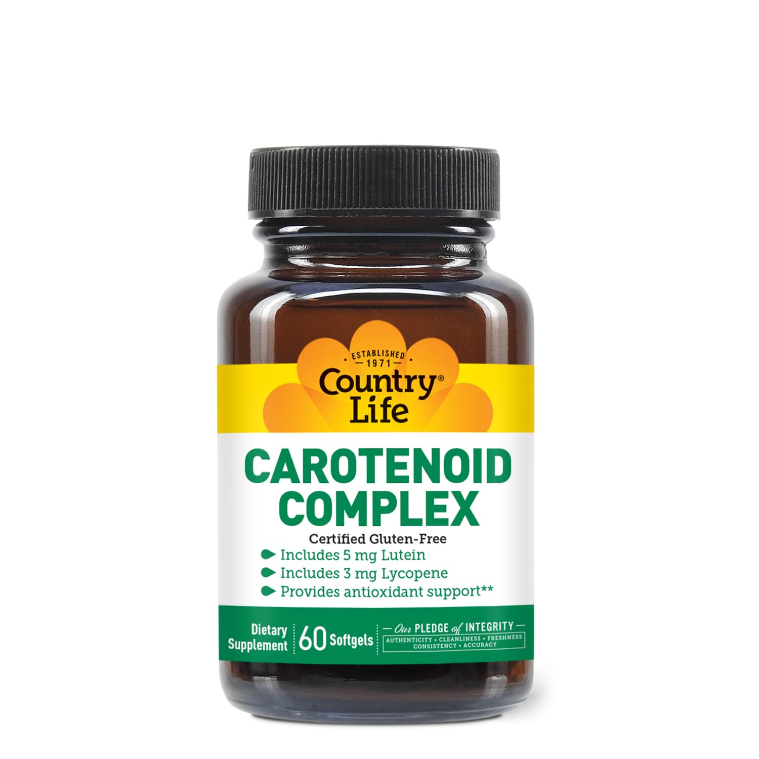 Country Life Carotenoid Complex bottle with 60 softgels