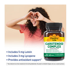 Country Life Carotenoid Complex softgels with Lutein and Lycopene
