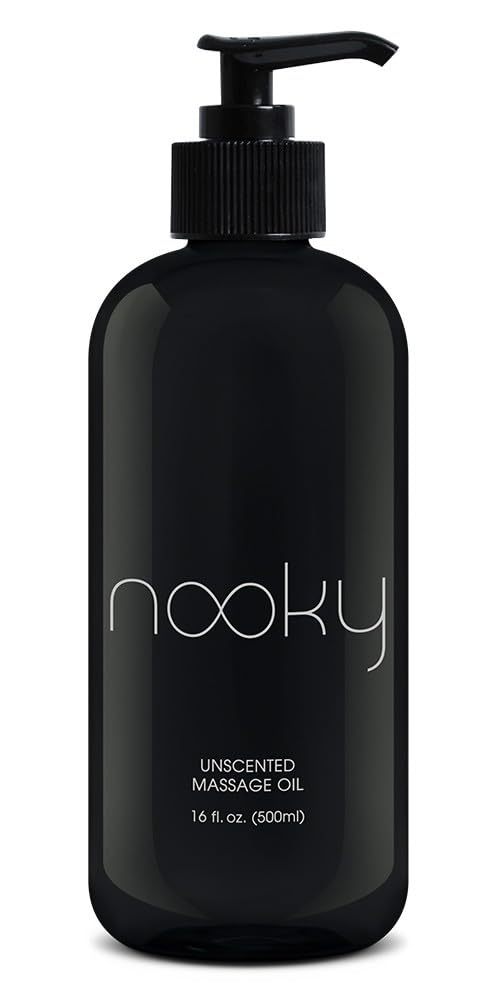 Nooky fractionated coconut oil massage oil product