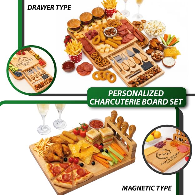Couples wedding gifts charcuterie board ready for engraving