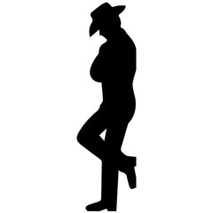 Cowboy Silhouette Wall Decal product image