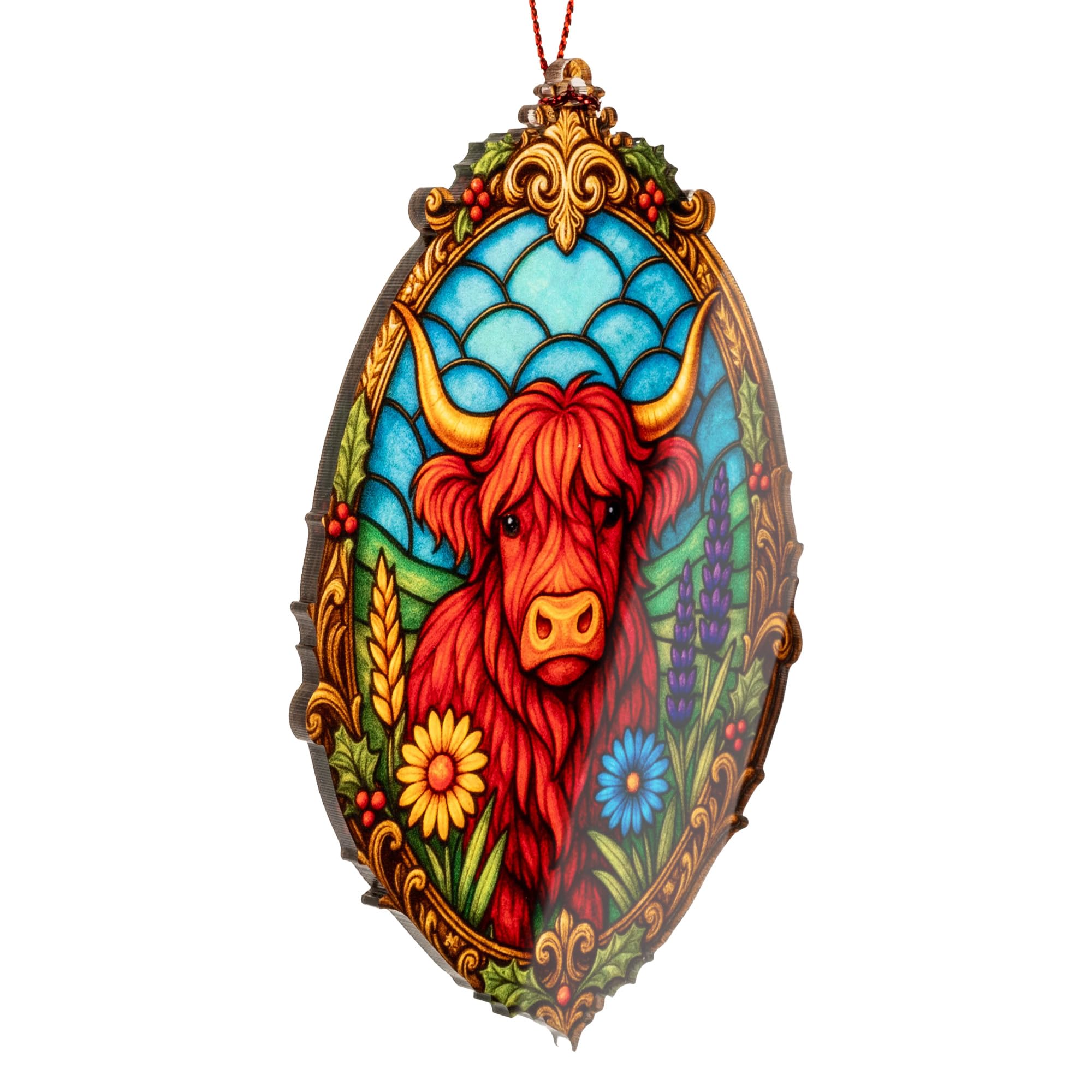 Cow ornament for cow lover gift image
