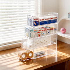 Multi-compartment band aid organizer with separated items
