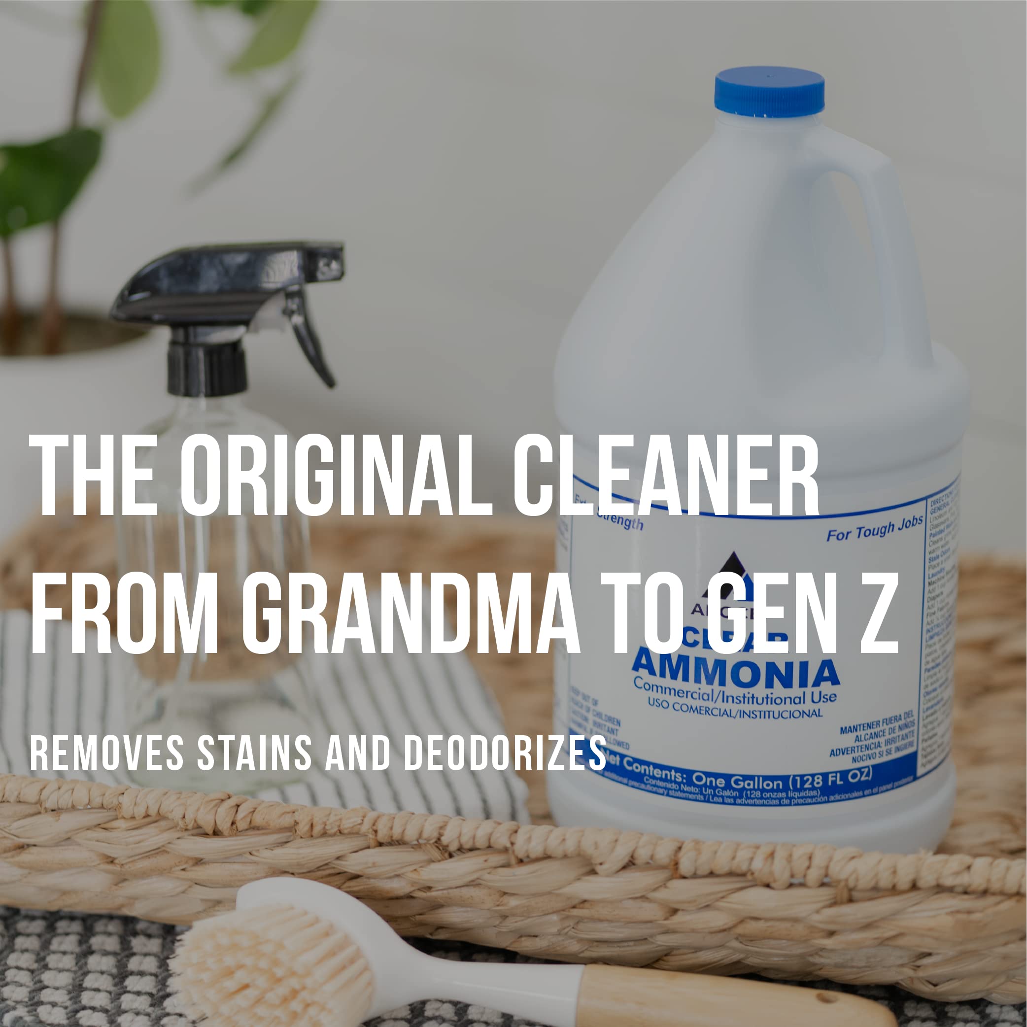 CPDI ammonia cleaner used on multi-surface areas such as sinks and tiles