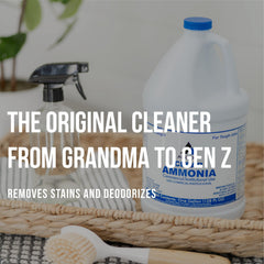 CPDI ammonia cleaner used on multi-surface areas such as sinks and tiles