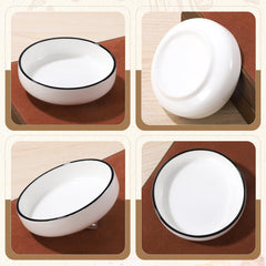 Sushi condiments bowls compact ceramic design