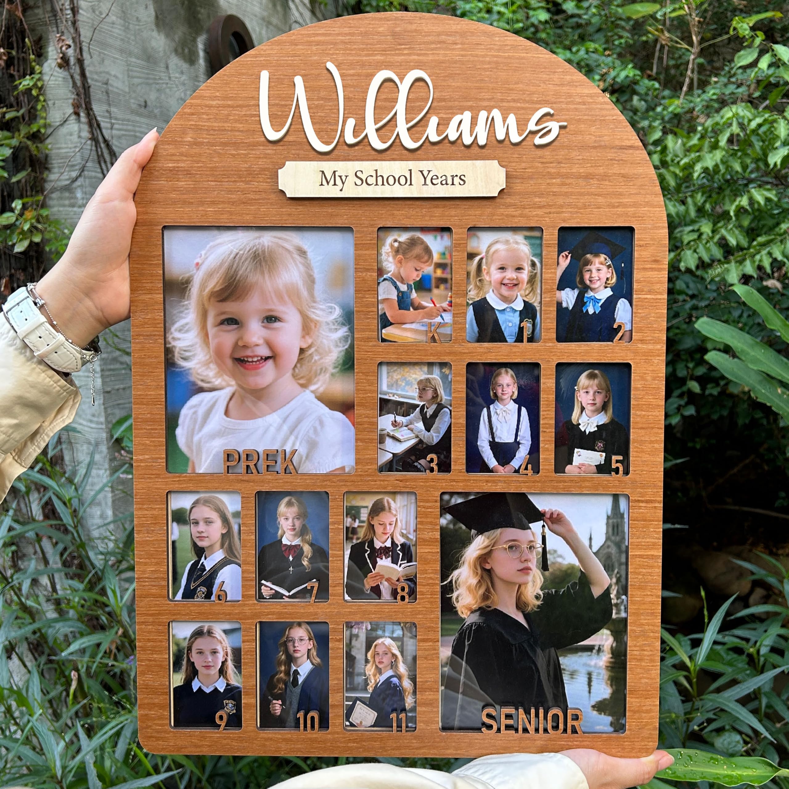 Ideal graduation gift and school days photo frame