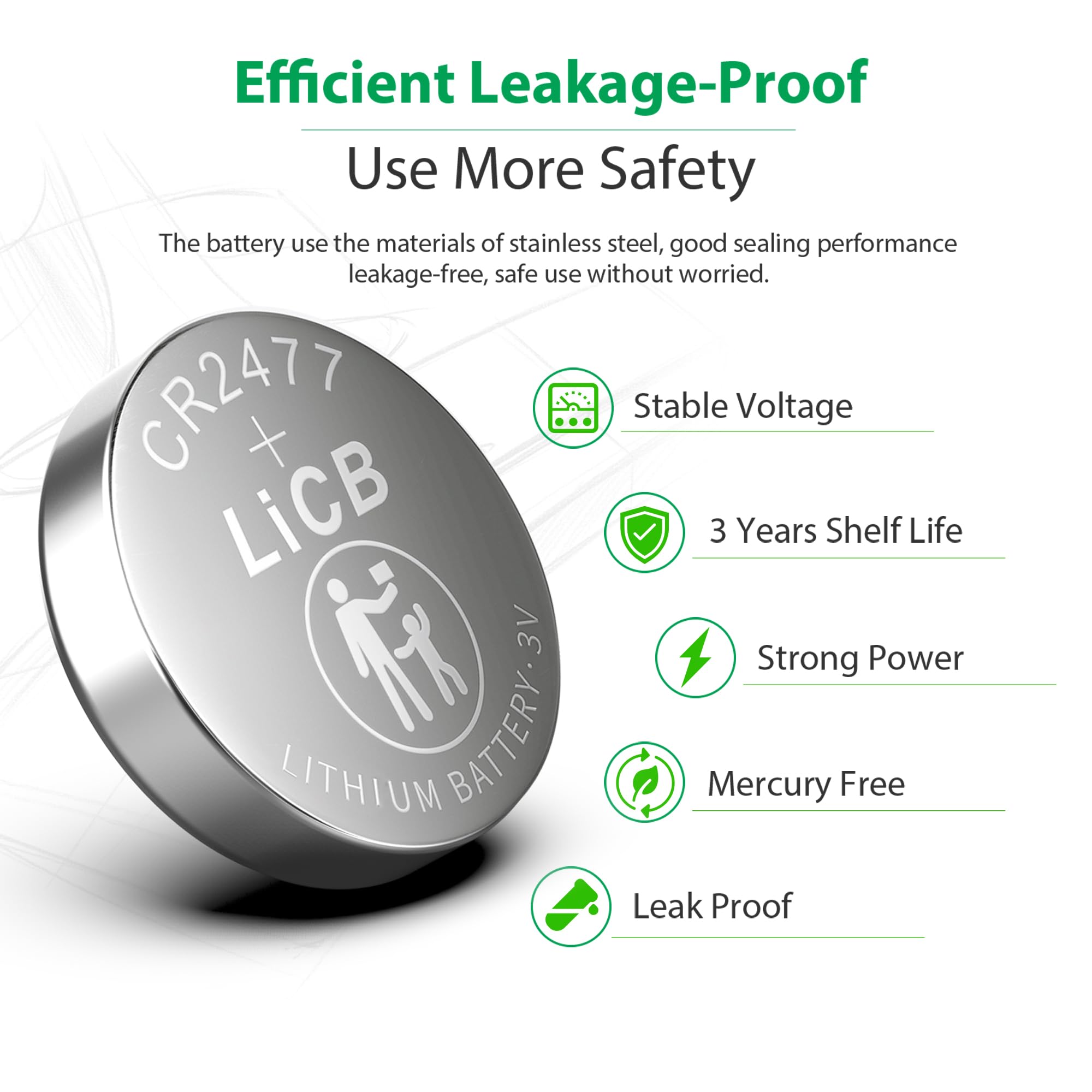 CR2477 battery used in smartthings motion sensor