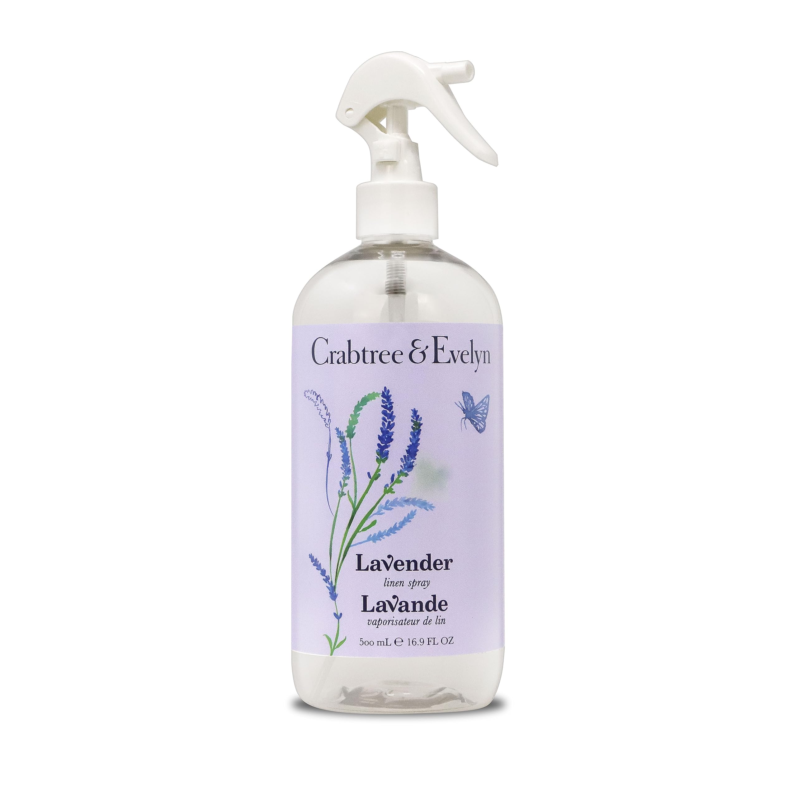 Crabtree & Evelyn Lavender Linen Spray 500 ml bottle
