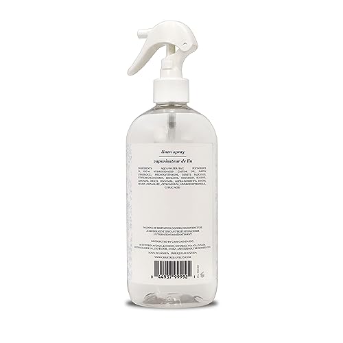 Crabtree & Evelyn Nantucket Briar Linen Spray bottle and packaging
