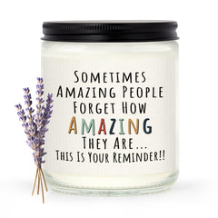 Craftique Gifts for Women You're Amazing Candle packaging