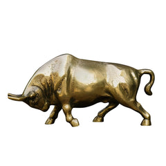 CraftTR Handmade Solid Brass Bull Sculpture product image
