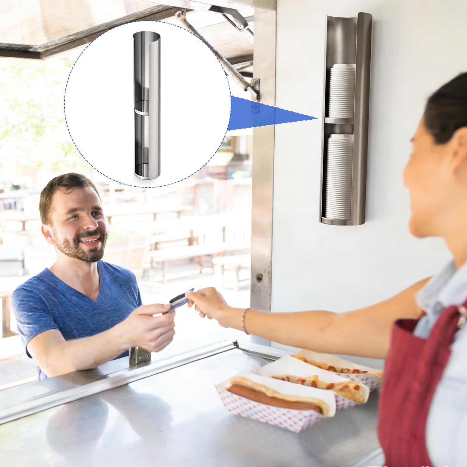 Stainless steel construction for commercial beverage stations