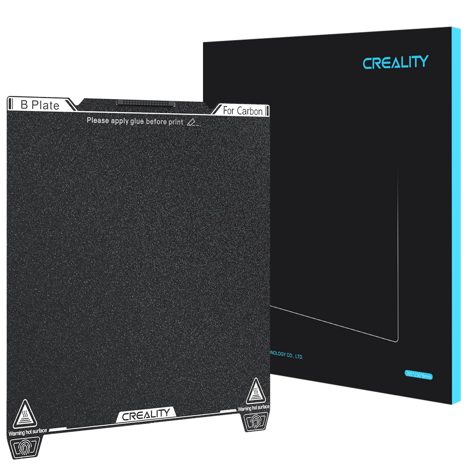 Creality K1C build plate with textured 235x235mm PEI surface