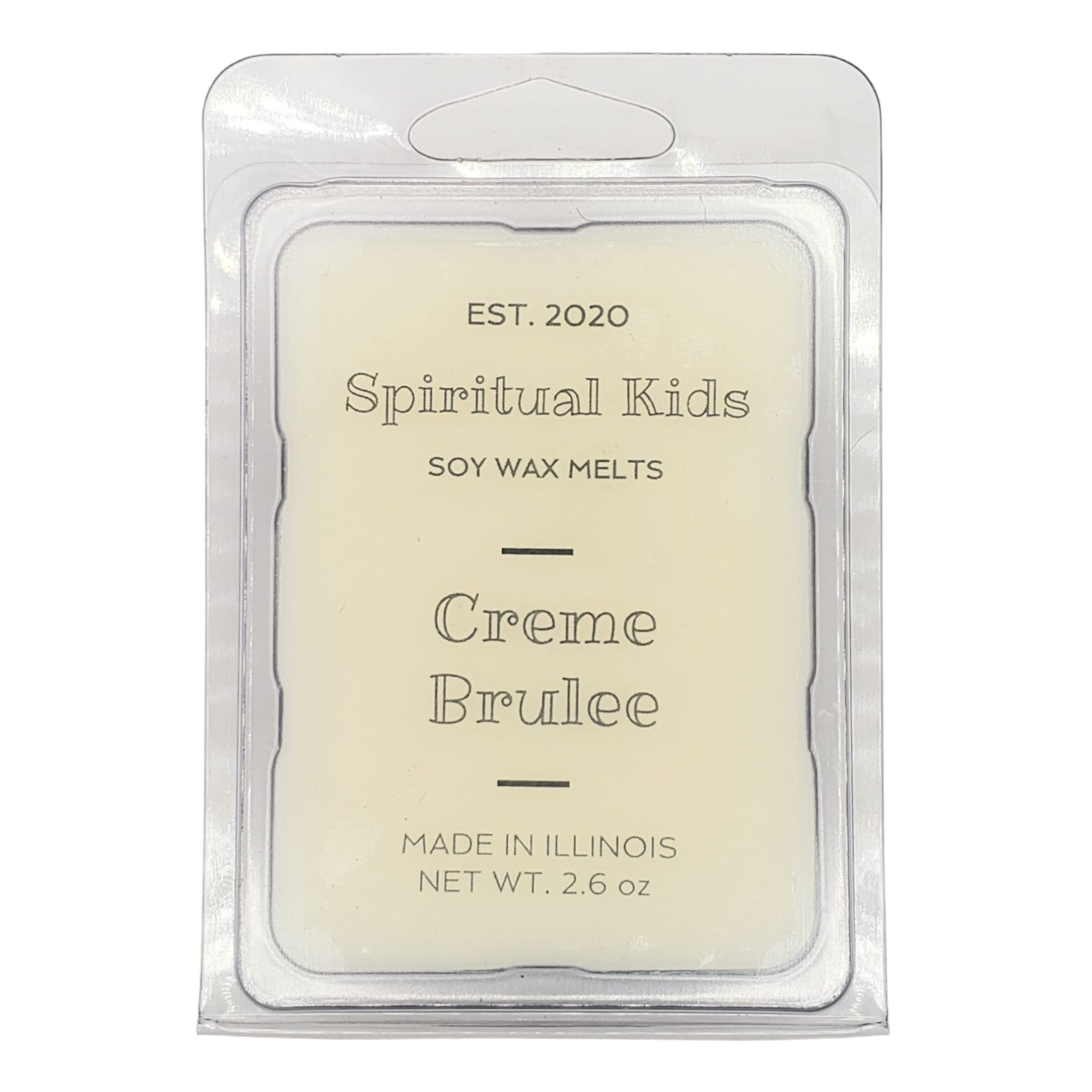Creme Brulee soy wax melts two pack 12 one inch cubes
