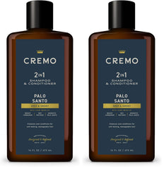 cremo reserve collection 2-in-1 shampoo conditioner palo santo bottle