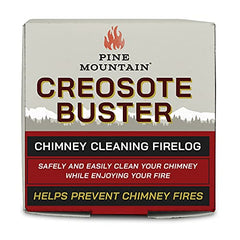 creosote buster chimney firelog 3-5lb brown