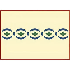the artful stencil crescent border stencil product image