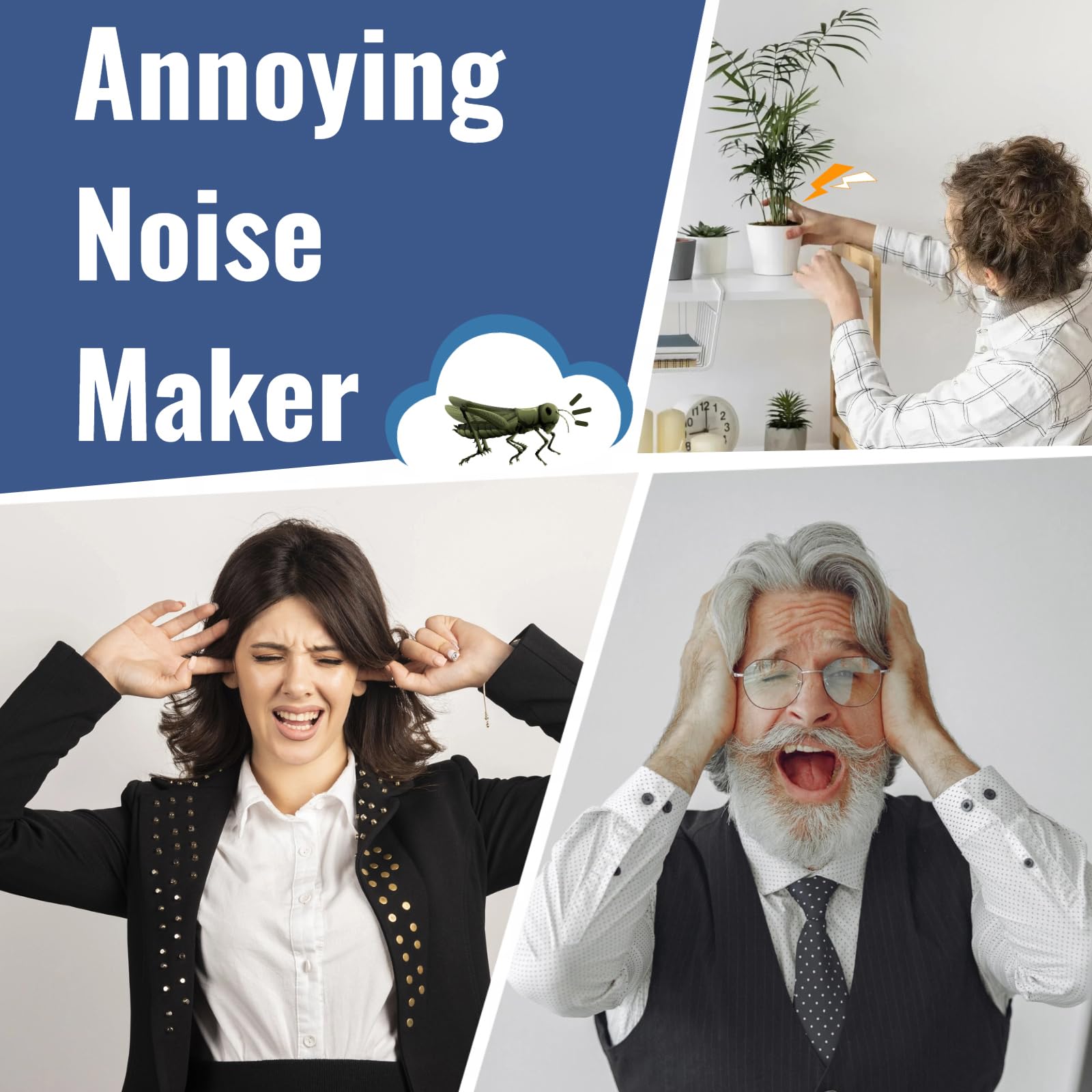 Months-long runtime Hasviey cricket noise maker prank