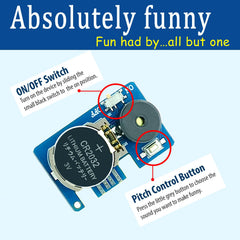 Hidden beeping prank device cricket chirp