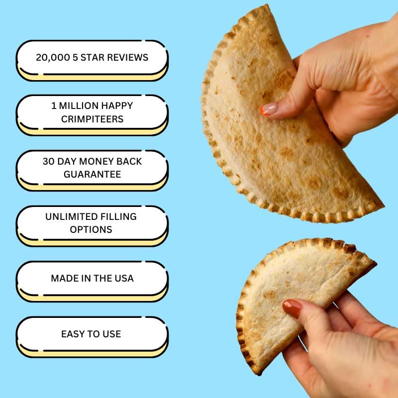 CRIMPiT small tortilla sealer for 6 inch tortillas