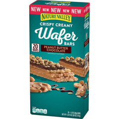 Nature Valley Crispy Creamy Wafer Bar Peanut Butter Chocolate 20 count