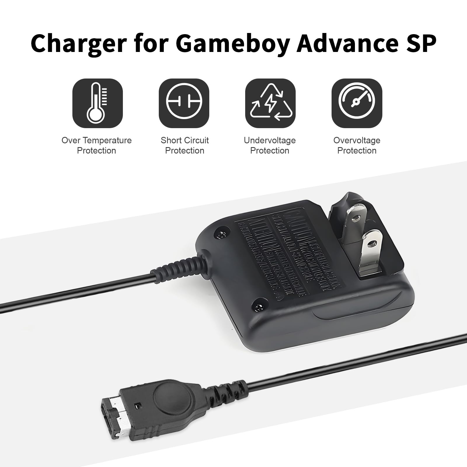 Critin charger safety protections for DS and Gameboy Advance SP