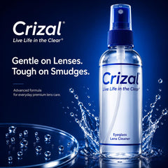 Crizal Eyeglass Cleaner Spray 4 Pack packaging image