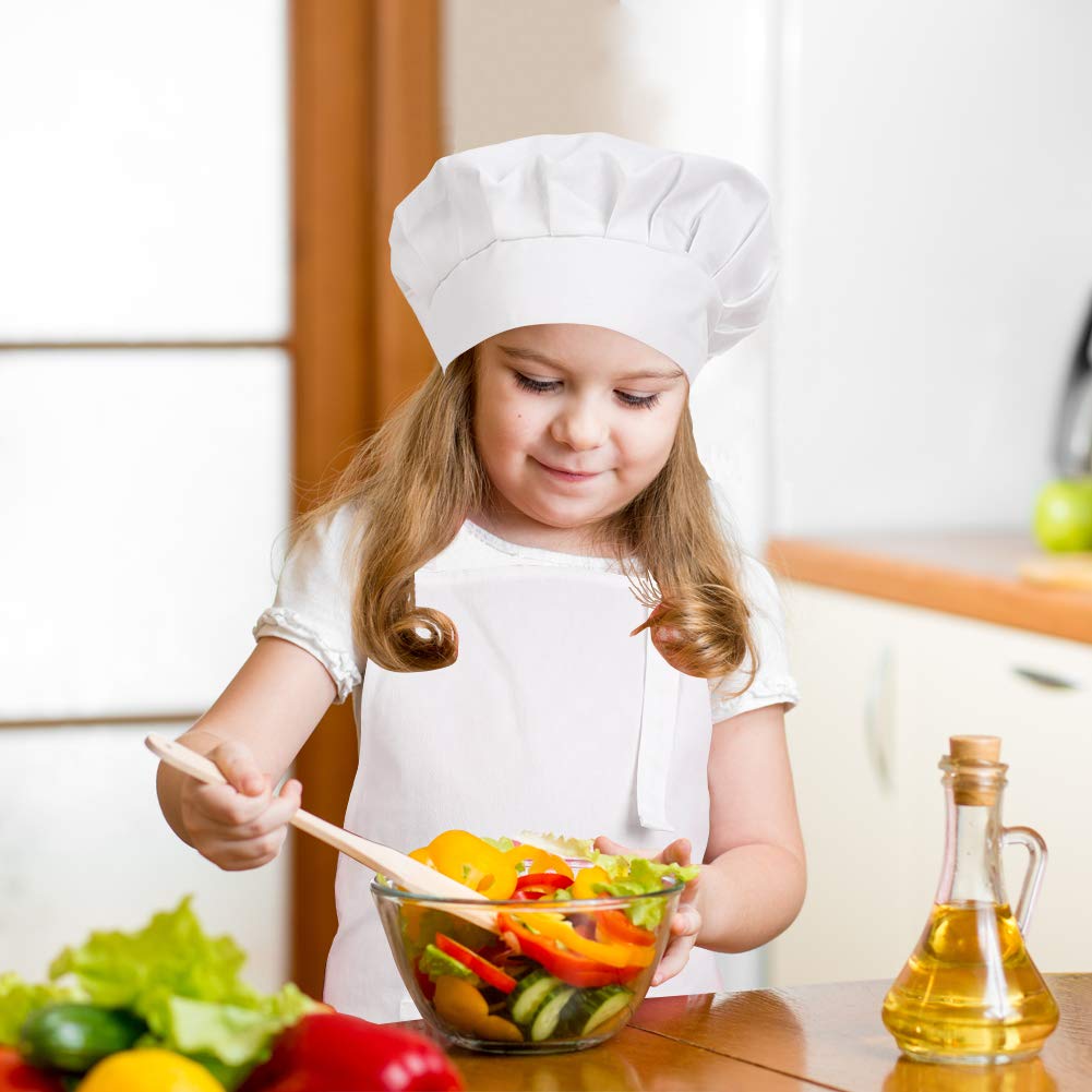 Chef hat with elastic back from CRJHNS kids set