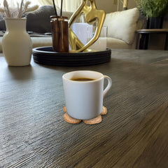 Crochet drink coasters with 3.15 inch diameter