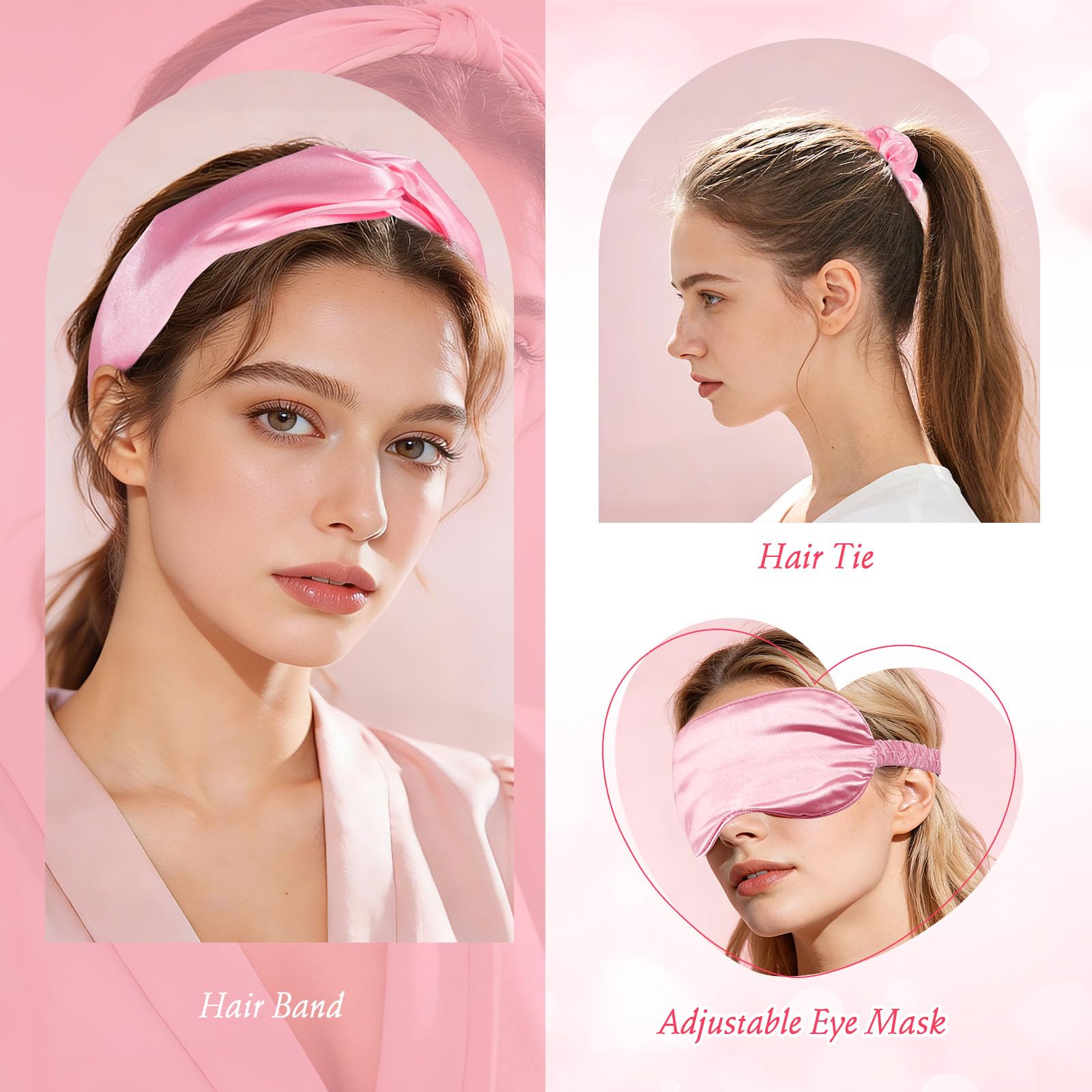 7cm compact mirror and adjustable eye mask included