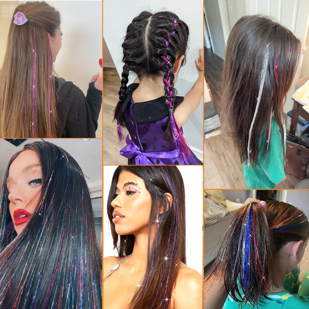 Includes crochet hook rat tail comb wig clips and rubber bands
