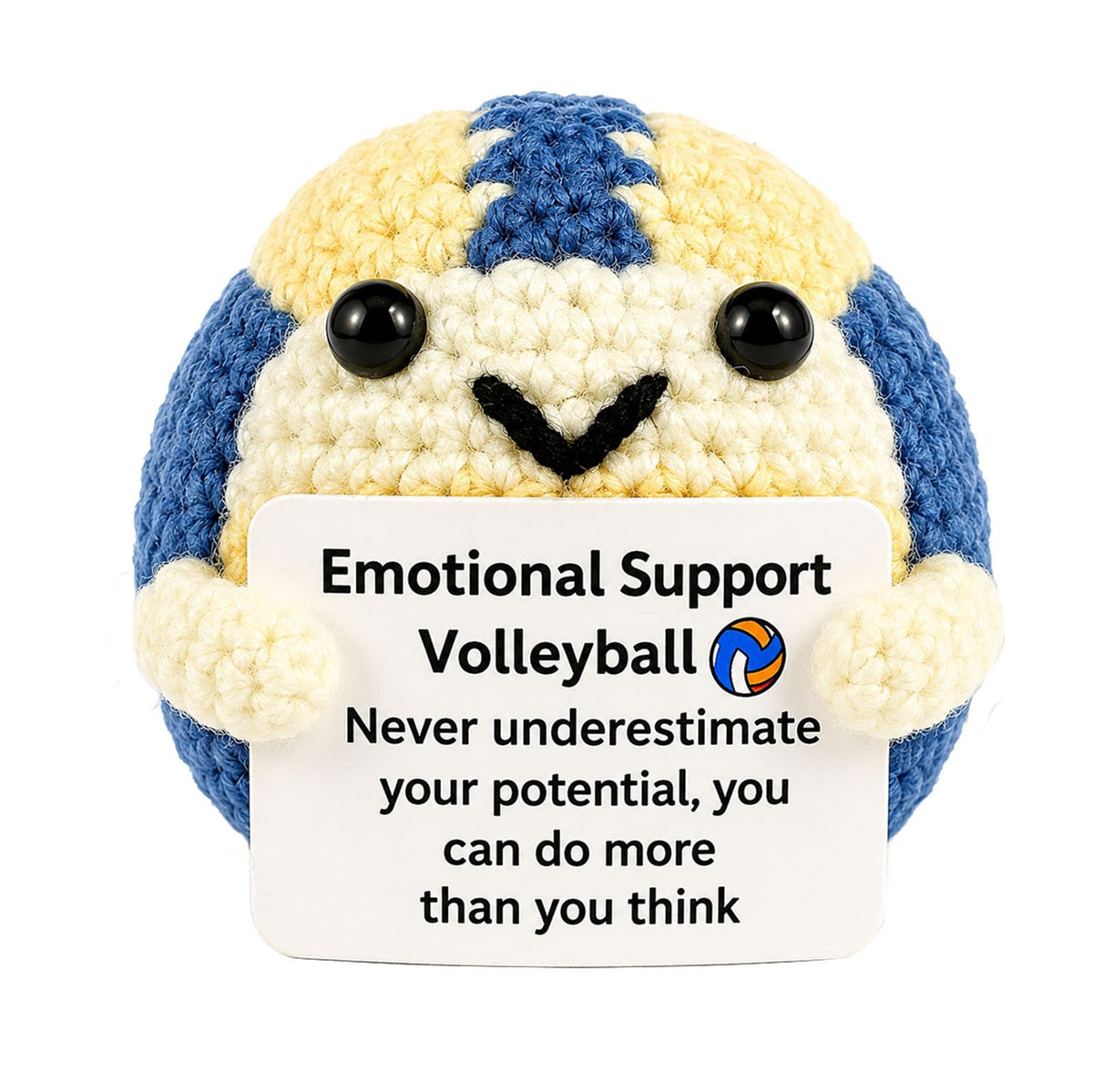 handmade crochet volleyball doll for players and fans