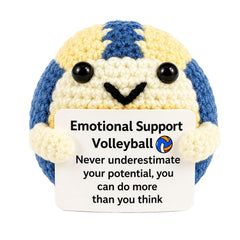 handmade crochet volleyball doll for players and fans