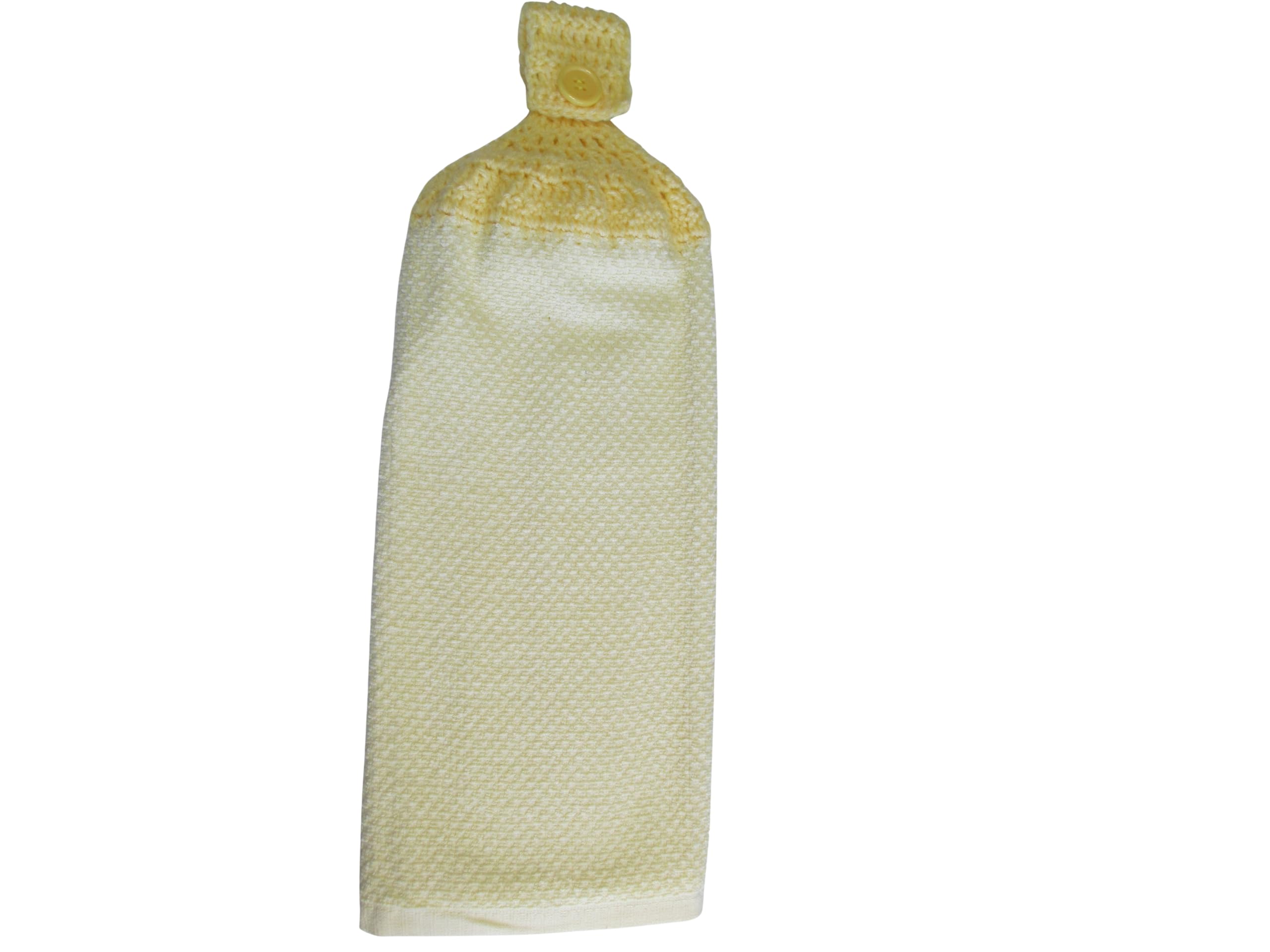 Crocheted FULL Towel kitchen towel Shades of Yellow