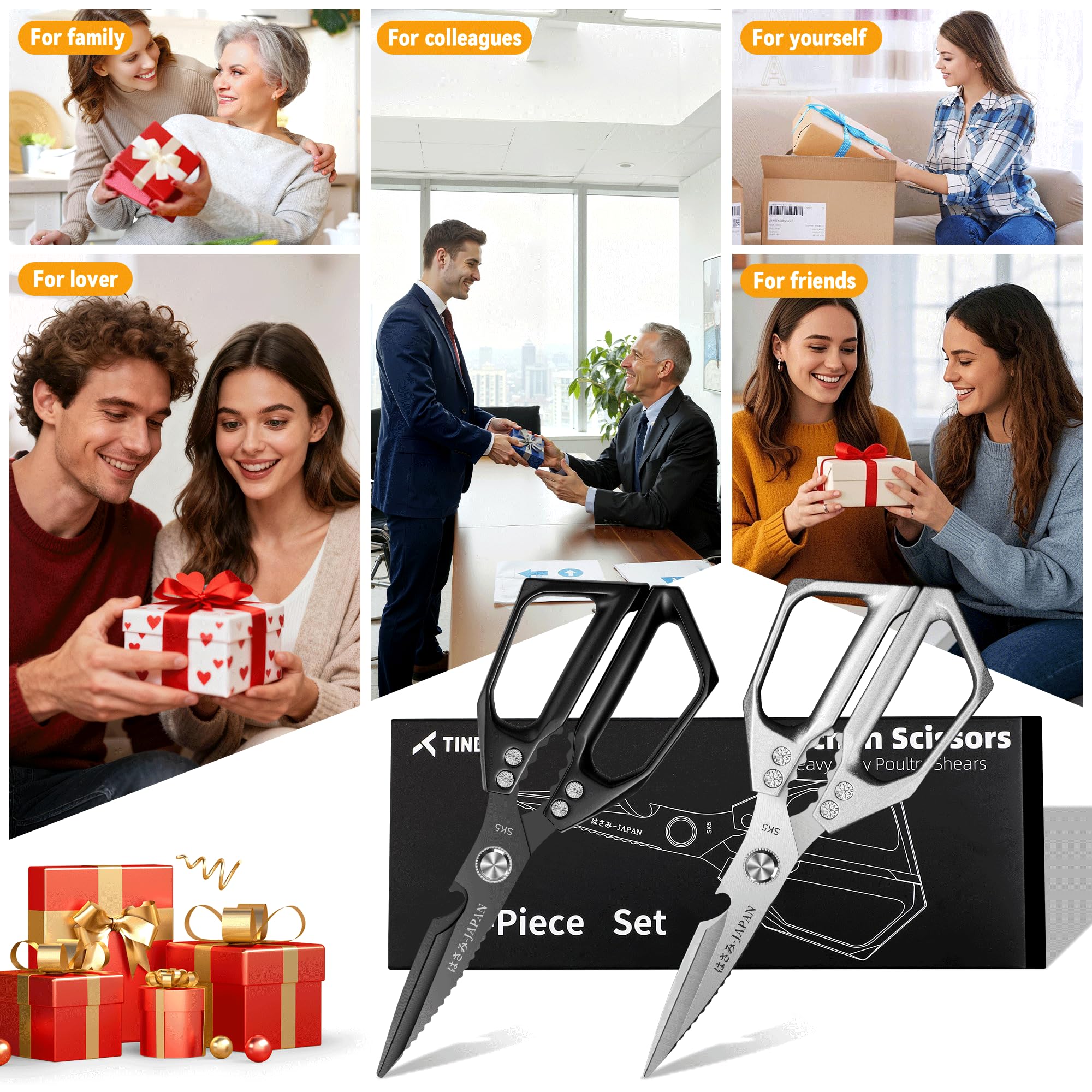 Gift ready kitchen scissors for home chefs image