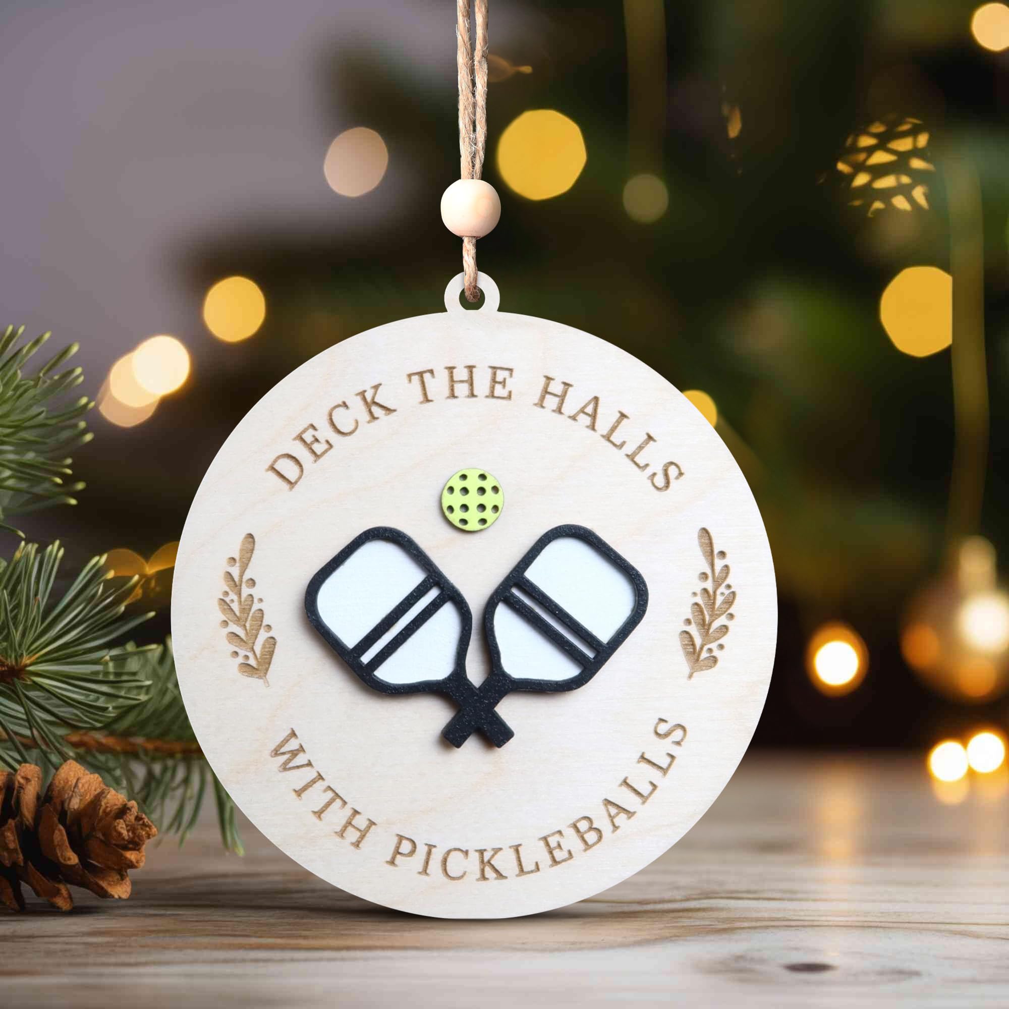 pickleball lover ornament ta05-1 packaging and display
