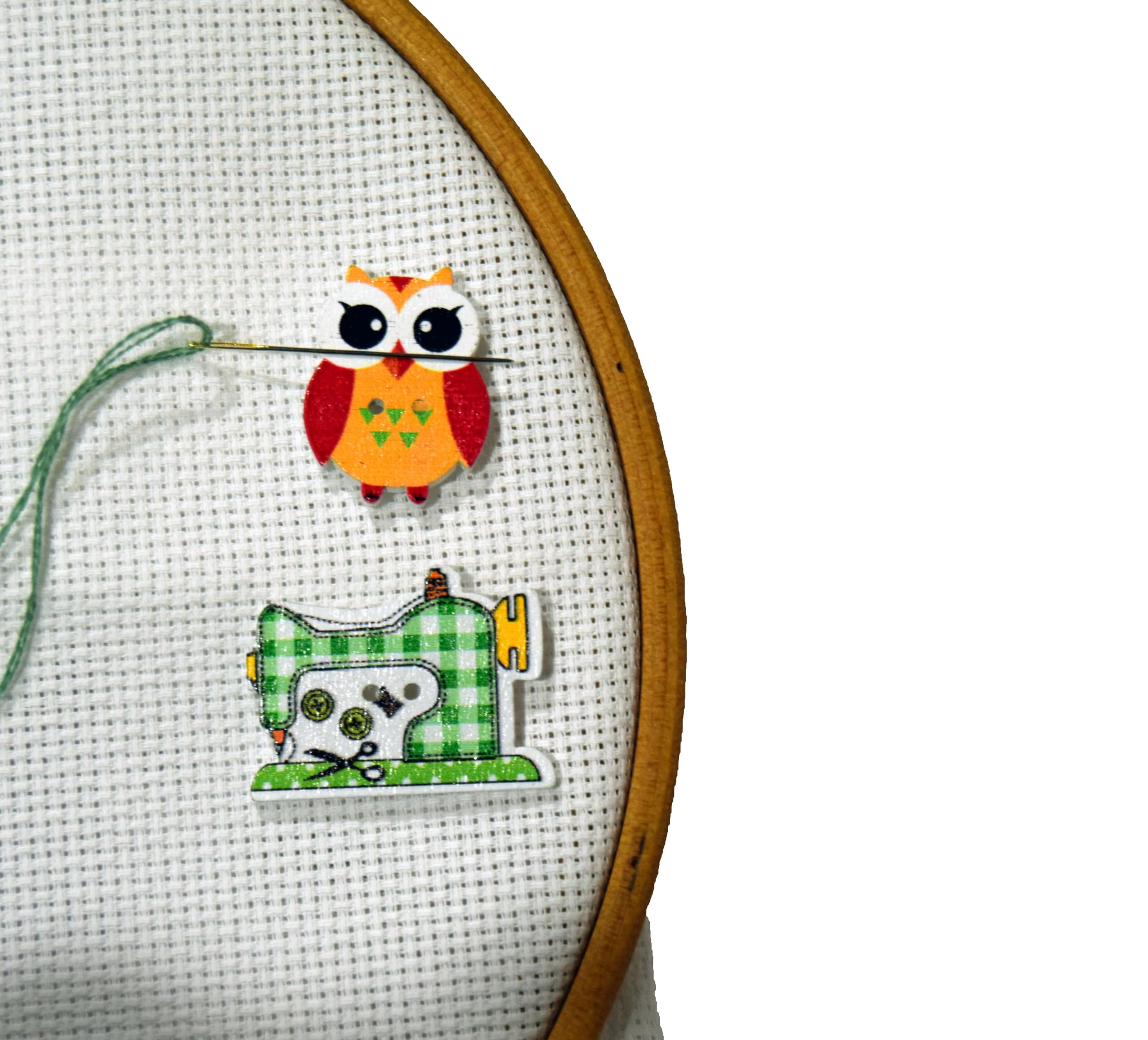 Needle minders for cross stitch and embroidery magnets