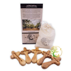 Cross with Charm Muslin Bag and Prayer Card