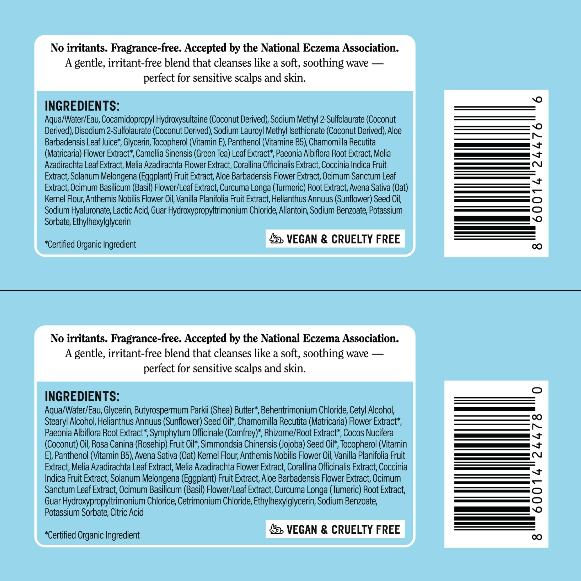 california made shampoo conditioner duo packaging