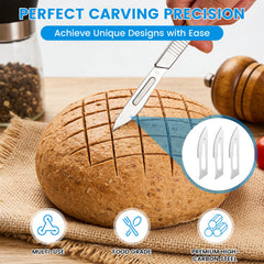 dough scoring tool blades 50 count close up